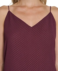 Calvin Klein Women's Metallic Dot Cami Top