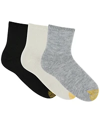 Gold Toe Women's 3-Pack Fuzzy Midi Crew Socks