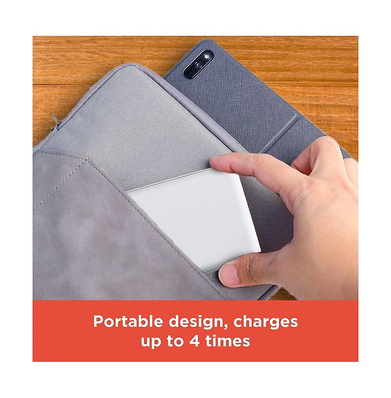 RadioShack Portable Battery Powerbank Charger 20,000 mAh 74 Wh Usb A and Usb C 20W With Led Display White 2309274