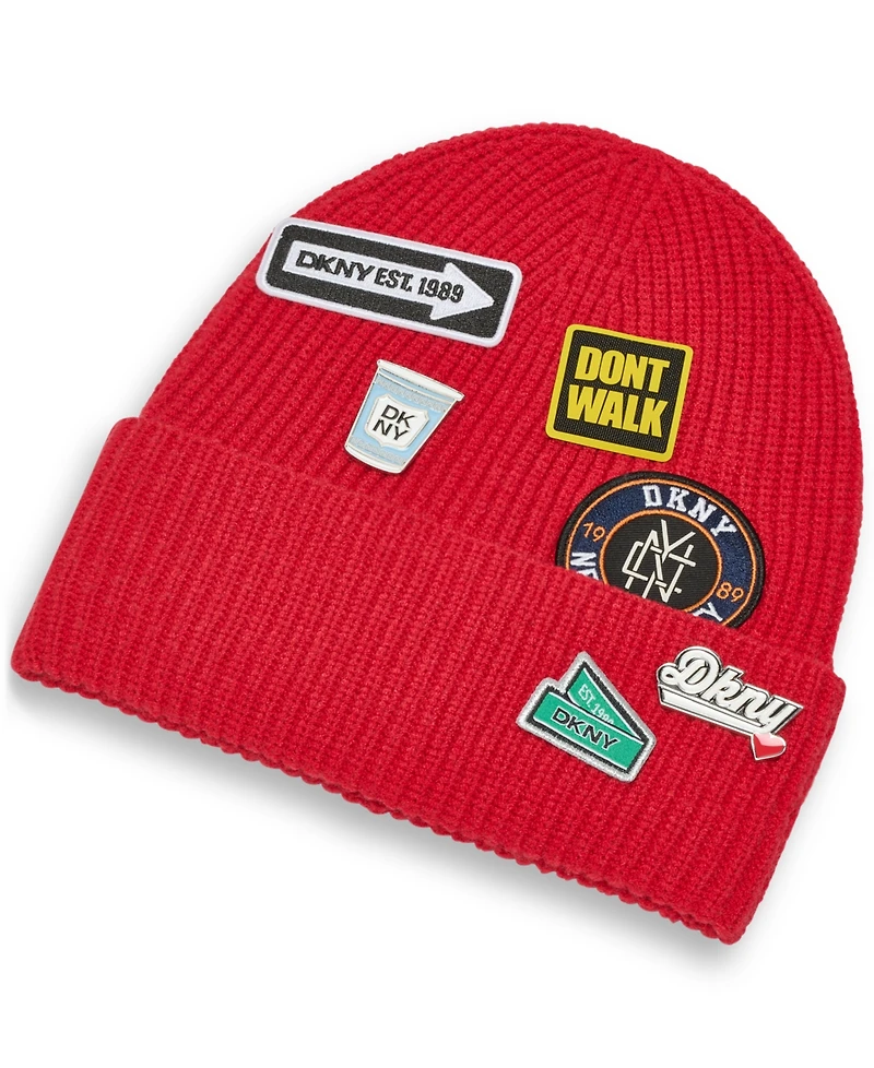 Dkny Women's Nyc Patches Beanie