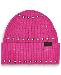 Dkny Women's 2-Piece Studded Beanie and Scarf Set