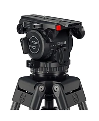 Sachtler Cine 30 Fluid Head with Efp 2 Cf 3-Section Carbon Fiber Tripod and Mid-Level Spreader