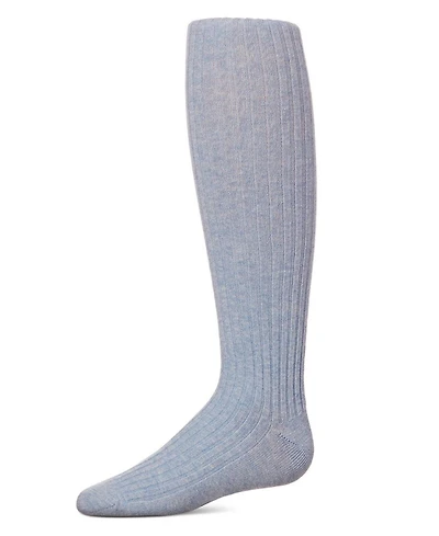 Memoi Big Girls Ribbed Cotton Blend Sweater Tights