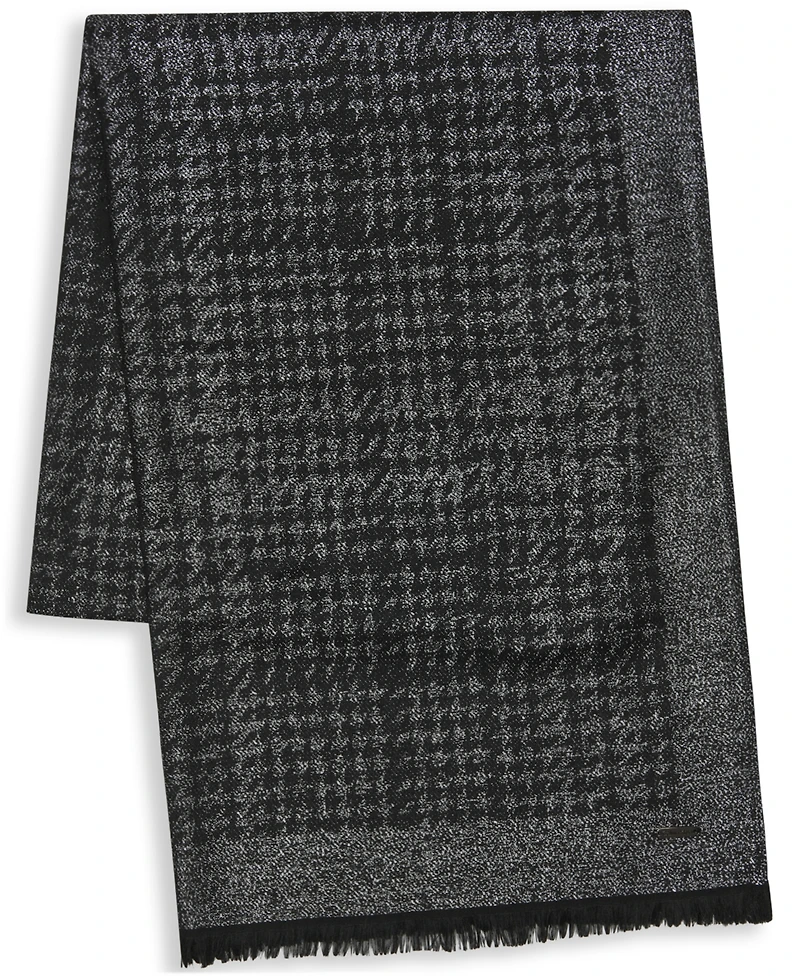 Calvin Klein Women's Tweed Pattern Lurex Wrap