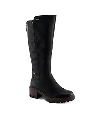 Spring Step Lexis Water-Resistant Tall Shaft Boot with Adjustable Calf and Shock-Absorbing Sole