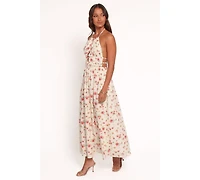 Petal and Pup Women's Wilder Halterneck Maxi Dress - Pink Floral
