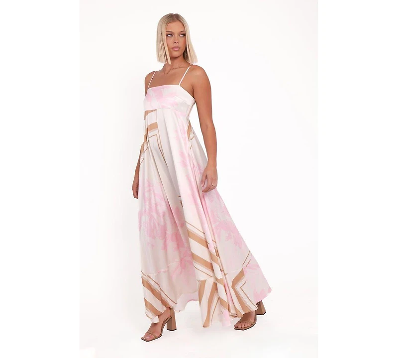 Petal and Pup Women's Elanor Maxi Dress - Pink Print