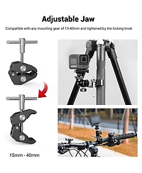 SmallRig 2 Pack CoolClamp Mount with 1/4" Screw Ball Head Mount