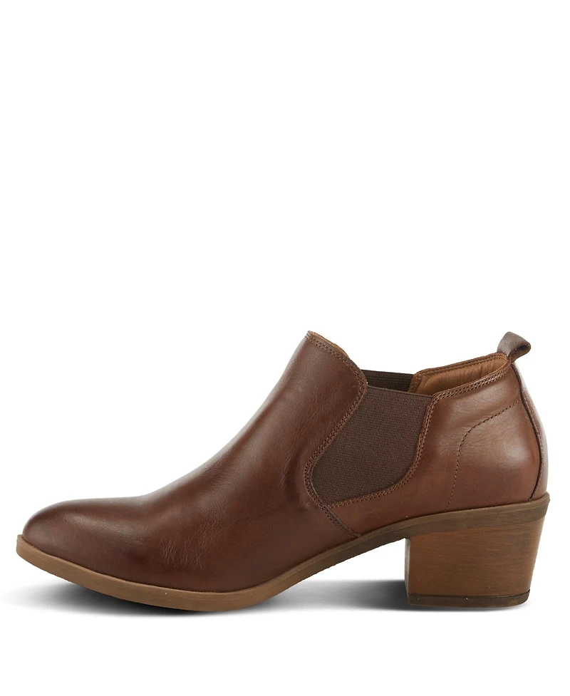 Azura Spring Step Phaedra Premium Leather Shoe with Cushioned Insole, Arch Support, and Low Heel