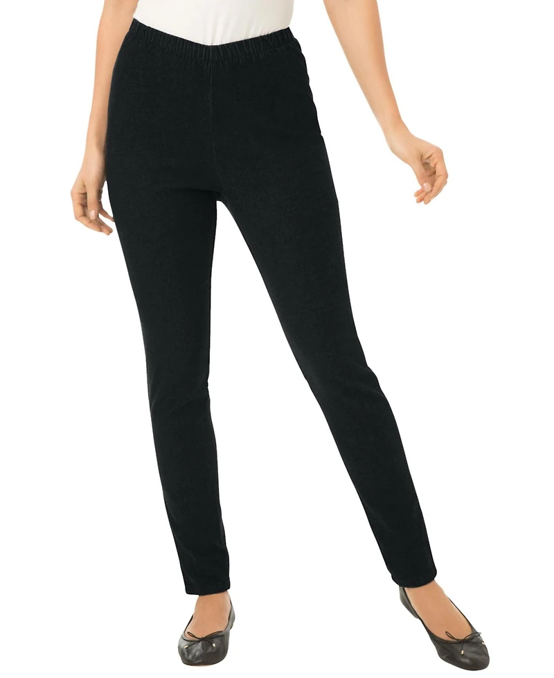 Woman Within Women's Fineline Denim Jegging