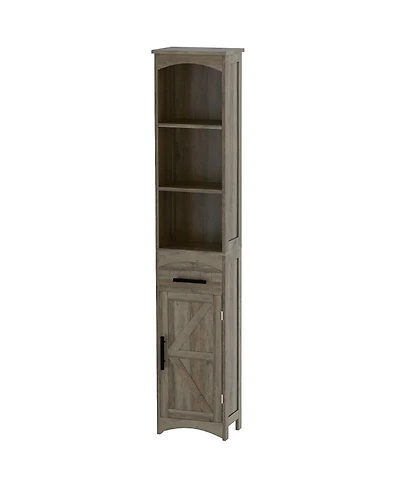 Bathroom Storage Cabinet for Towels and Essentials with Durable Design