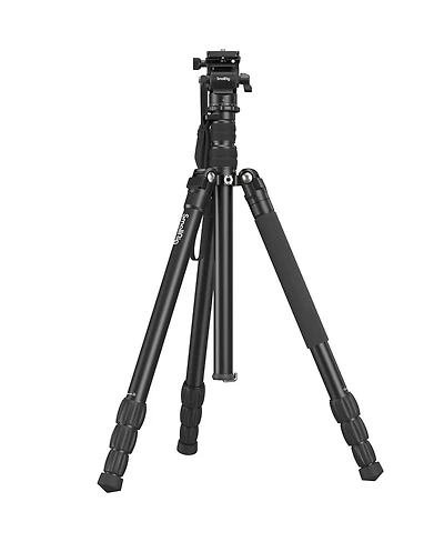SmallRig CT180 4-Section Aluminum Video Tripod with Mini Fluid Head Kit
