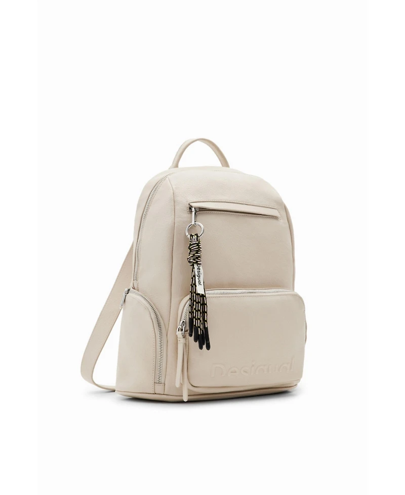 Desigual Women's Midsize half-logo backpack