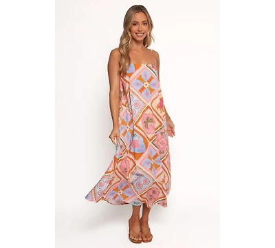 Petal and Pup Women's Gisela Midi Dress - Multi Tile