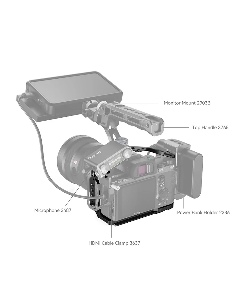 SmallRig Full Camera Cage for Sony Alpha 7 Iii and Alpha 7R Iii