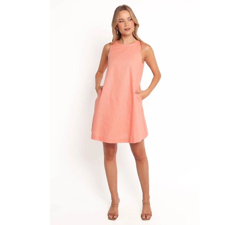 Petal and Pup Women's Priyanka Mini Dress - Peach