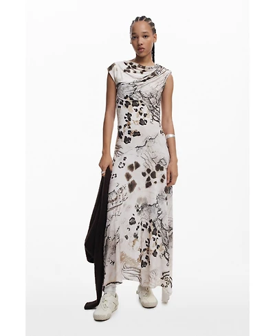 Desigual Women's Animal print dress