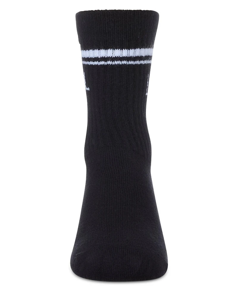 Memoi Girl's Lol Athletic Crew Socks