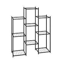 Flower Stand Black Powder-coated iron Tall Durable Flower Stand