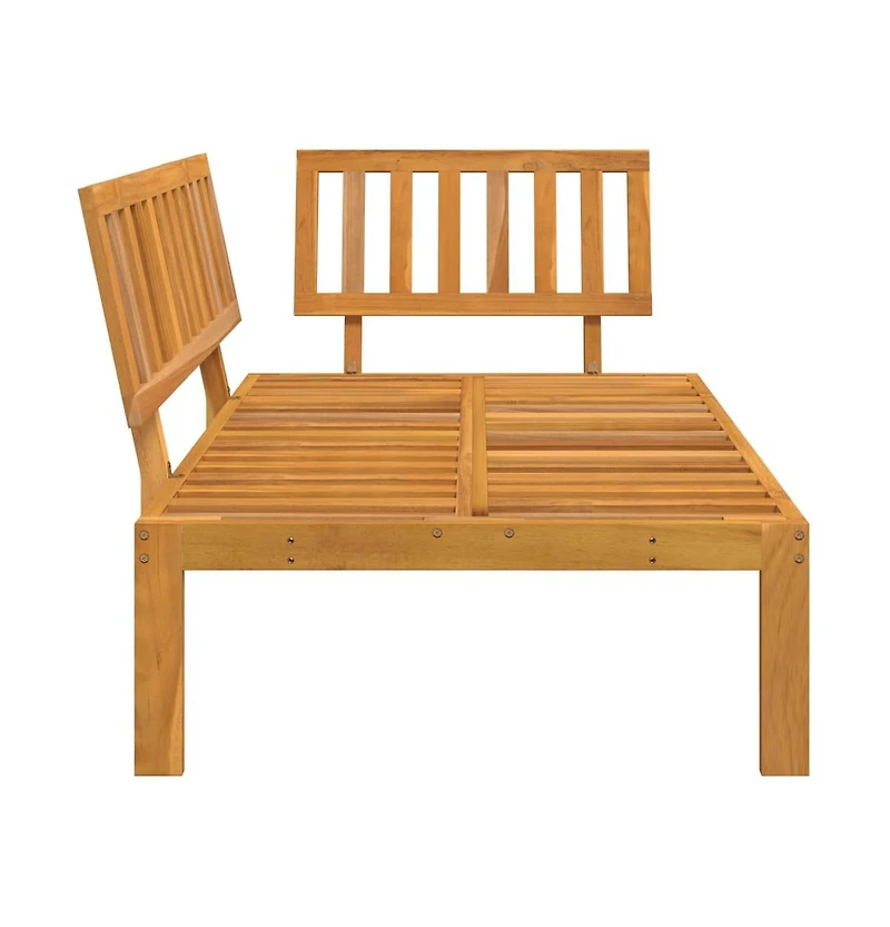 vidaXL Pallet Sofa Natural Wood Solid Acacia Wood Medium Modular