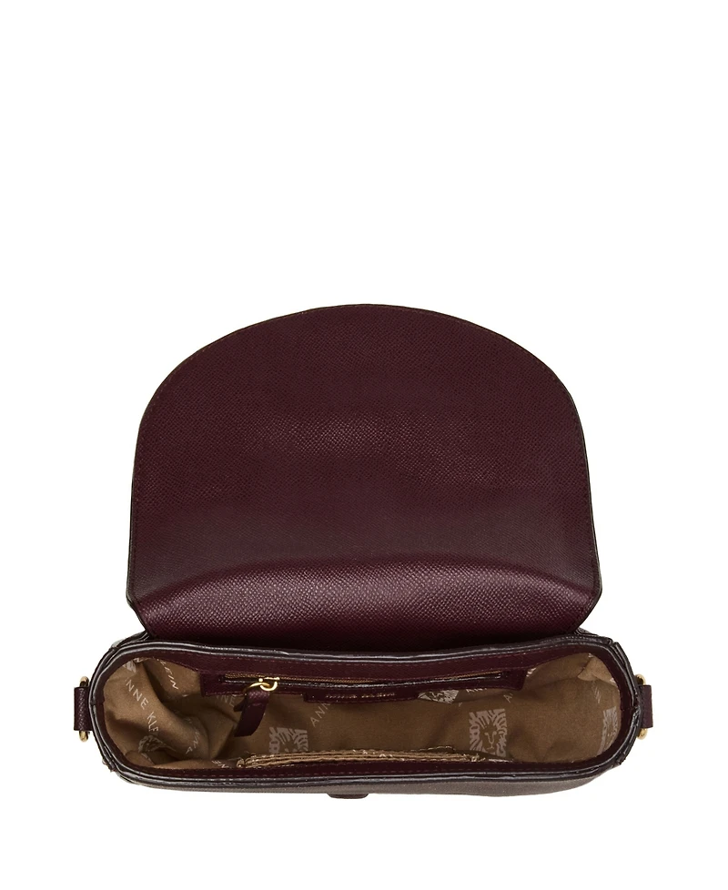 Anne Klein Covered Buckle Small Crossbody Bag