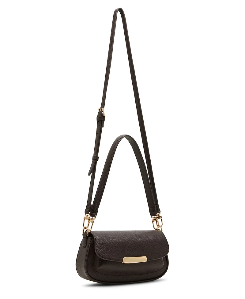 Anne Klein Sculpted Plaque East West Small Shoulder Bag