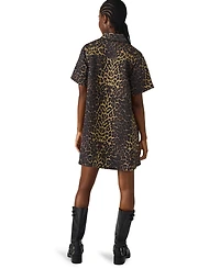 Steve Madden Women's Freddy Short Sleeve Dress