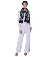 Karl Lagerfeld Paris Women's 2-Piece Karl Jumble Muffler And Sequin Knit Beanie Gift Set