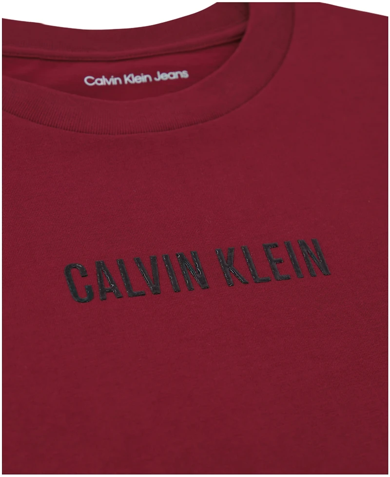 Calvin Klein Boys 8-20 Impact Font Long Sleeve T-Shirt