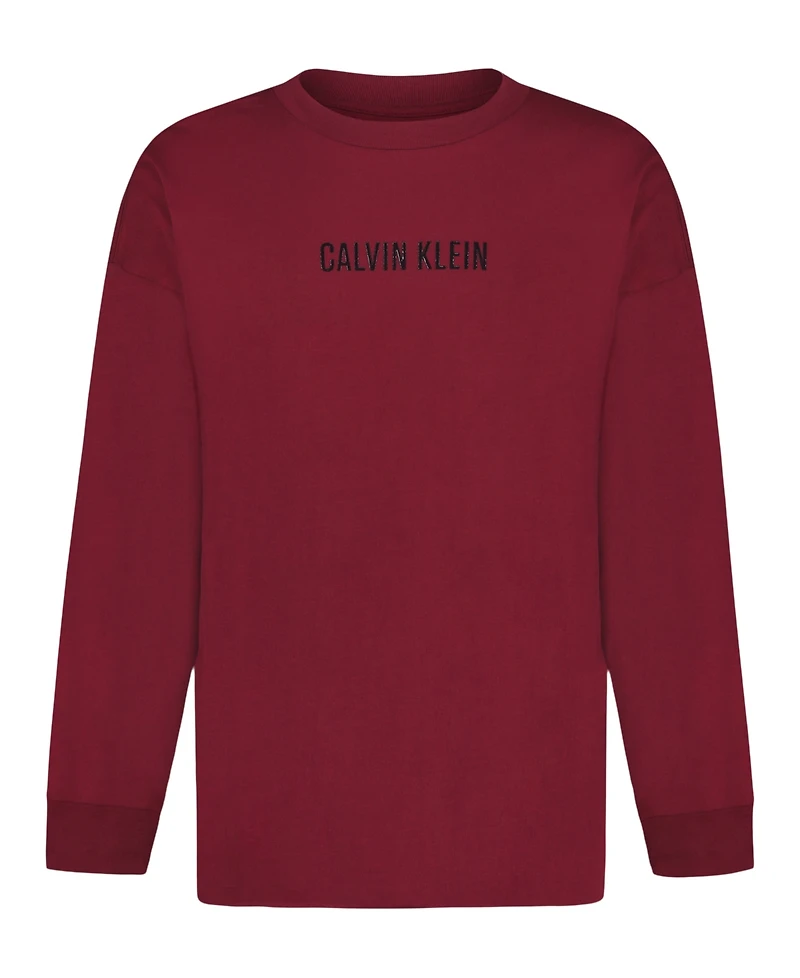 Calvin Klein Boys 8-20 Impact Font Long Sleeve T-Shirt
