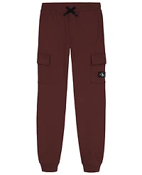 Calvin Klein Boys 8-20 Cargo Ribbed Waistband Fleece Joggers