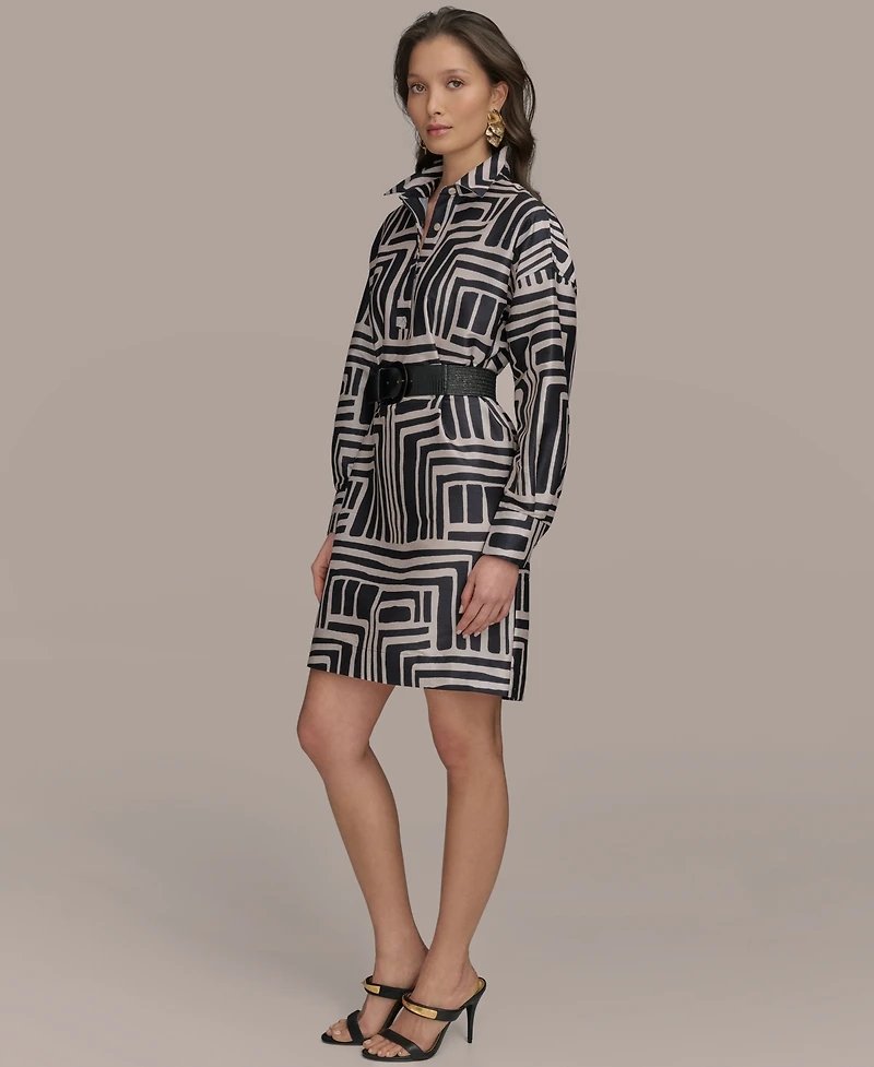 Donna Karan New York Women's Belted Short Dress
