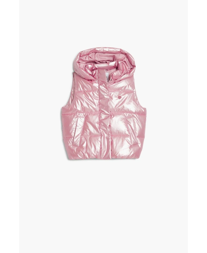 Desigual Girls's Metallic quilted vest