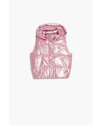 Desigual Girls's Metallic quilted vest