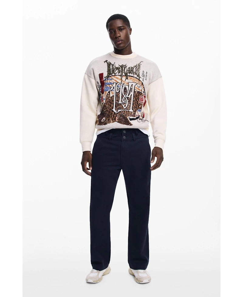 Desigual Men's Double waistband jeans
