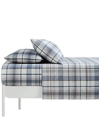 Southshore Fine Linens Highland Plaid Extra Deep Pocket 300- Thread Count 4-Pc. Sheet Set