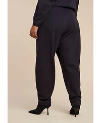 Eloquii Women's Elements Barrel Leg Sweatpant