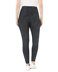 Woman Within Plus Stretch Cotton Printed Legging