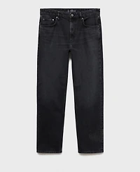 Mango Men's Moby Straight-Fit Dark-Wash Jeans