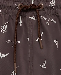 Mango Men's Sailboat Print Swimsuit