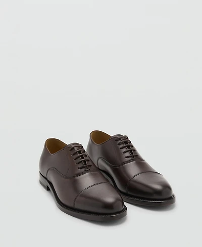 Mango Men's Oxford Style Leather Shoes