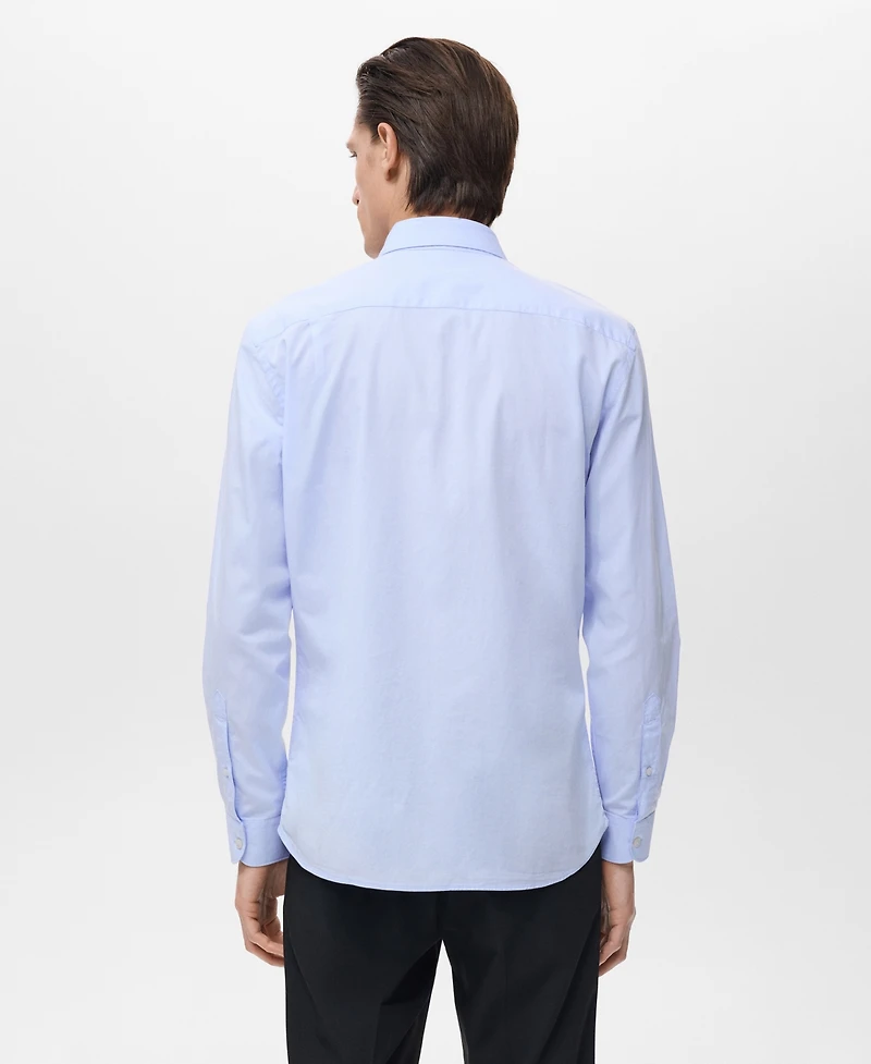 Mango Men's Regular-Fit Cotton Shirt