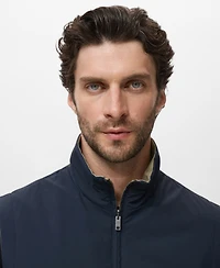 Mango Men's Reversible Water-Repellent Gilet