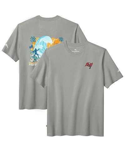 Tommy Bahama Men's Gray Tampa Bay Buccaneers Huddle Hang Tens T-Shirt