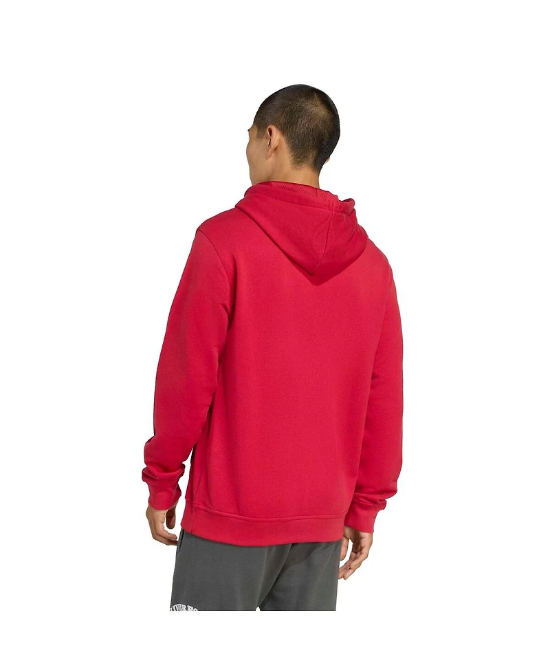 Adidas Men's Red Liverpool Us Pack Pullover Hoodie