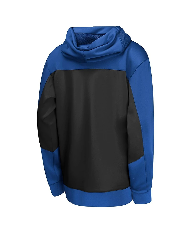 Nike Big Boys and Girls Blue/Black Orlando Magic Authentic On-Court Showtime Performance Full-Zip Hoodie