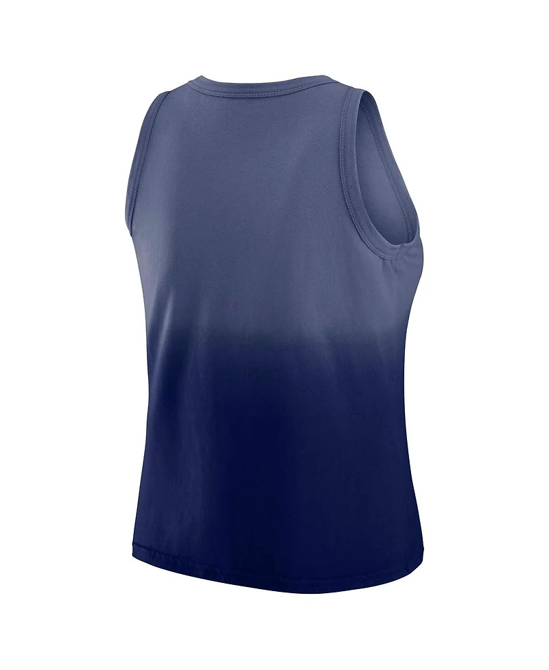 Wear by Erin Andrews x Gracie Women's Navy New York Giants Ombre Tank Top
