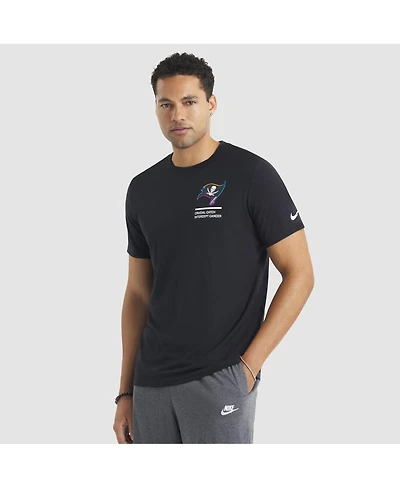 Nike Men's Black Tampa Bay Buccaneers 2025 Nfl Crucial Catch Tri-Blend Dri-fit T-Shirt