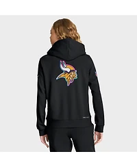 Nike Women's Black Minnesota Vikings 2025 Nfl Crucial Catch Sideline Standard Issue Dri-fit Hoodie