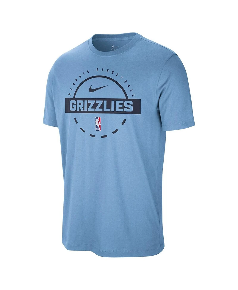 Nike Men's Light Blue Memphis Grizzlies Authentic Practice T-Shirt